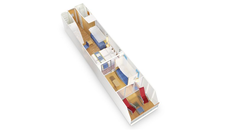 Junior-Suite mit Lounge - AIDAperla Übersicht Mini