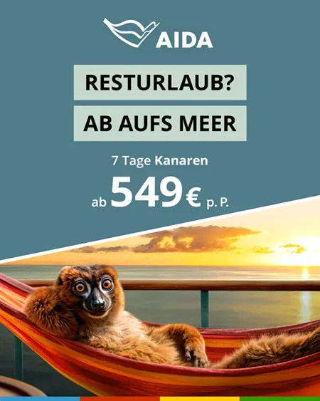 AIDA Resturlaub Aktion Mobile
